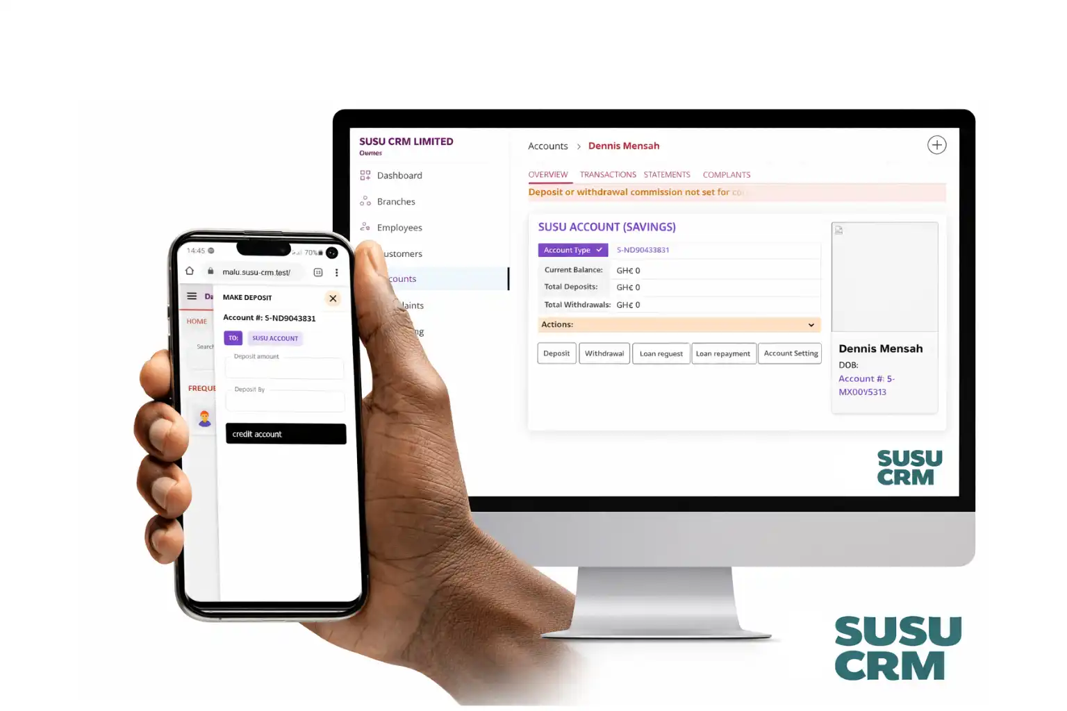 Manage all Susu Members on your device